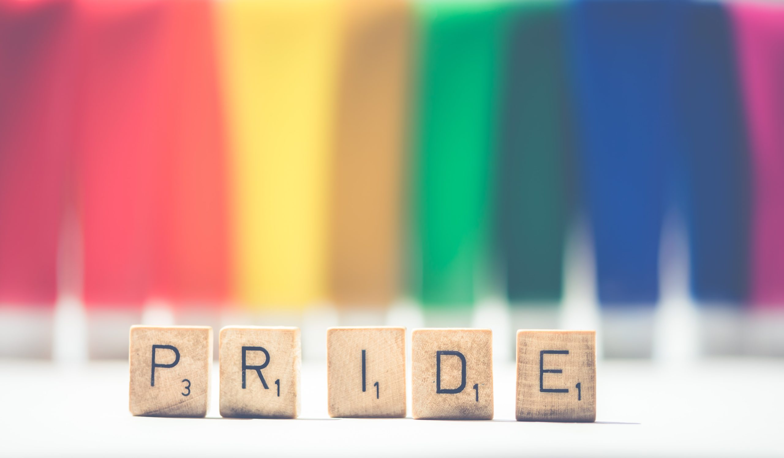 pride scrabble tiles